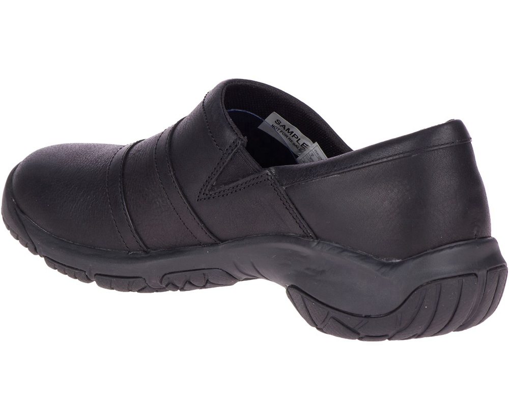 Merrell Barefoot Sko Dame - Encore Moc 4 Læder Wide Width - Sort - QKP081753